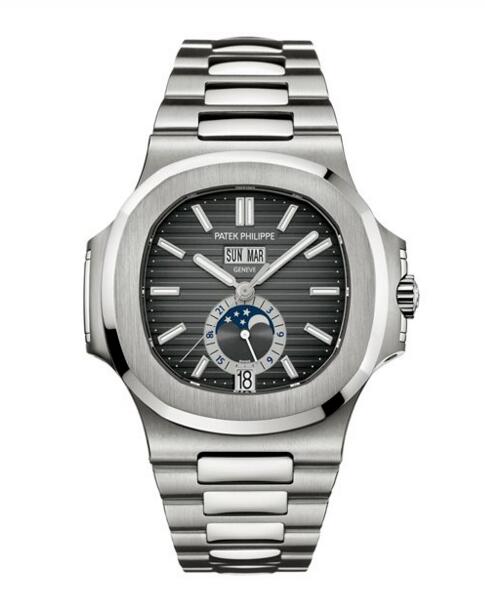 Cheap Patek Philippe Nautilus Black Dial Stainless Steel Watch 5726/1A-001